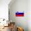 Slovenia Flag Design with Wood Patterning - Flags of the World Series-Philippe Hugonnard-Art Print displayed on a wall