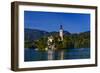 Slovenia, Gorenjska, Upper Carniola, Bled, Lake Bled-Udo Siebig-Framed Photographic Print
