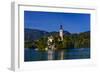 Slovenia, Gorenjska, Upper Carniola, Bled, Lake Bled-Udo Siebig-Framed Photographic Print