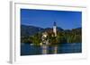 Slovenia, Gorenjska, Upper Carniola, Bled, Lake Bled-Udo Siebig-Framed Photographic Print