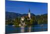 Slovenia, Gorenjska, Upper Carniola, Bled, Lake Bled-Udo Siebig-Mounted Photographic Print