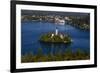 Slovenia, Gorenjska, Upper Carniola, Bled, Lake Bled-Udo Siebig-Framed Photographic Print