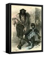 Slovenia Gypsy and Farmer 19th Century-null-Framed Stretched Canvas