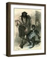 Slovenia Gypsy and Farmer 19th Century-null-Framed Giclee Print