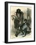 Slovenia Gypsy and Farmer 19th Century-null-Framed Giclee Print