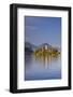 Slovenia, Julian Alps, Upper Carniola, Lake Bled. Island with Church on Lake Bled.-Ken Scicluna-Framed Photographic Print