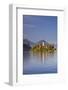 Slovenia, Julian Alps, Upper Carniola, Lake Bled. Island with Church on Lake Bled.-Ken Scicluna-Framed Photographic Print