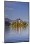 Slovenia, Julian Alps, Upper Carniola, Lake Bled. Island with Church on Lake Bled.-Ken Scicluna-Mounted Photographic Print