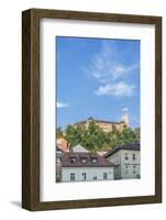 Slovenia, Ljubljana, Old Town and Ljubljana Castle-Rob Tilley-Framed Photographic Print