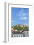 Slovenia, Ljubljana, Old Town and Ljubljana Castle-Rob Tilley-Framed Photographic Print