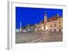 Slovenia, Maribor, Maribor Town Hall Square at Dawn-Rob Tilley-Framed Photographic Print