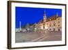 Slovenia, Maribor, Maribor Town Hall Square at Dawn-Rob Tilley-Framed Photographic Print