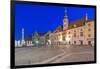 Slovenia, Maribor, Maribor Town Hall Square at Dawn-Rob Tilley-Framed Photographic Print