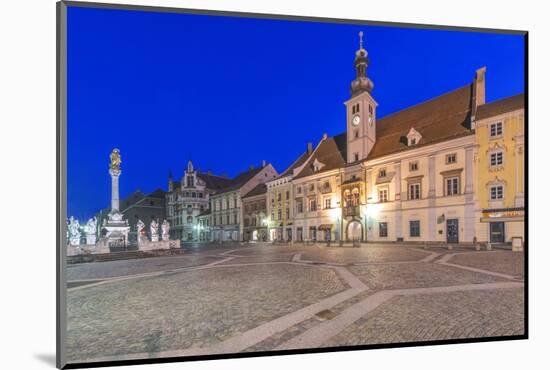 Slovenia, Maribor, Maribor Town Hall Square at Dawn-Rob Tilley-Mounted Photographic Print