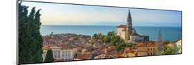 Slovenia, Primorska, Piran, Old Town, Church of St. George (Cerkev Sv. Jurija)-Alan Copson-Mounted Photographic Print