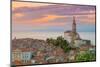 Slovenia, Primorska, Piran, Old Town, Church of St. George (Cerkev Sv. Jurija)-Alan Copson-Mounted Photographic Print