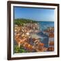 Slovenia, Primorska, Piran, Old Town, Tartinijev Trg (Tartini Square)-Alan Copson-Framed Photographic Print