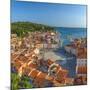 Slovenia, Primorska, Piran, Old Town, Tartinijev Trg (Tartini Square)-Alan Copson-Mounted Photographic Print