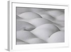 Slovenia, Sensual Shapes on Snow-Cristiana Damiano-Framed Photographic Print