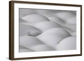 Slovenia, Sensual Shapes on Snow-Cristiana Damiano-Framed Photographic Print