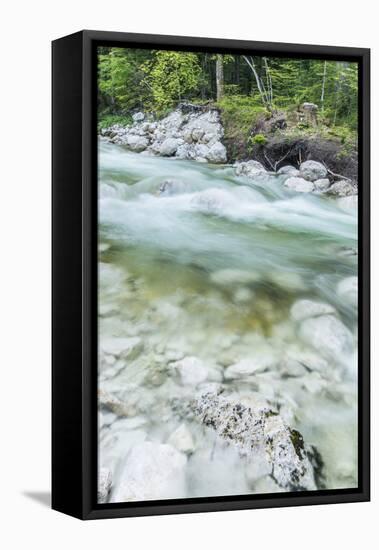 Slovenia, Triglav National Park, Soca River-Rob Tilley-Framed Stretched Canvas