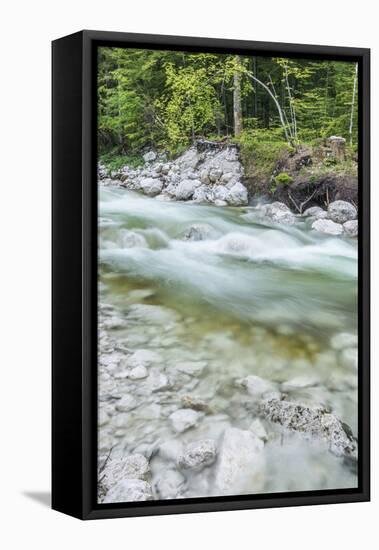 Slovenia, Triglav National Park, Soca River-Rob Tilley-Framed Stretched Canvas