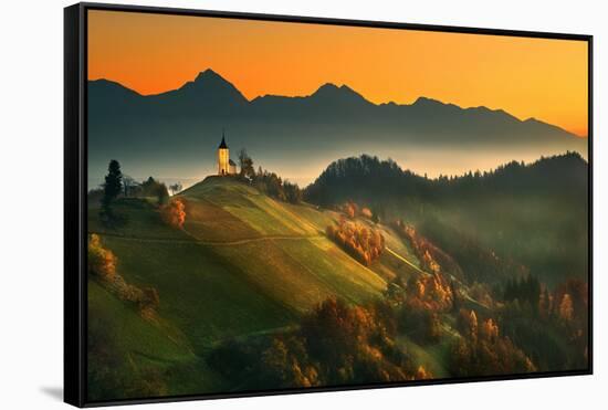 Slovenian autumn...-Krzysztof Browko-Framed Stretched Canvas