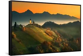 Slovenian autumn...-Krzysztof Browko-Framed Stretched Canvas