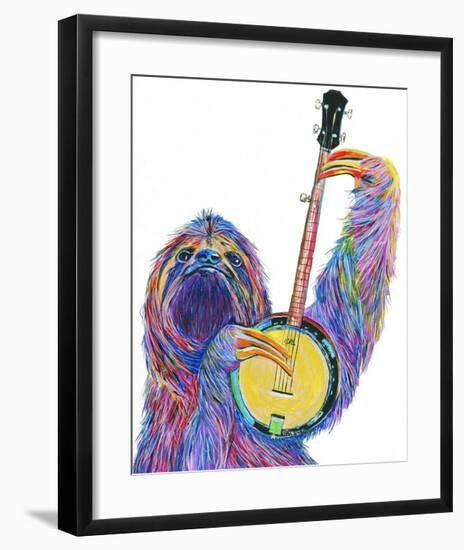 Slow Banjo-Melissa Symons-Framed Art Print