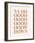 Slow Down-Beth Cai-Framed Giclee Print