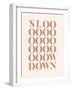 Slow Down-Beth Cai-Framed Giclee Print