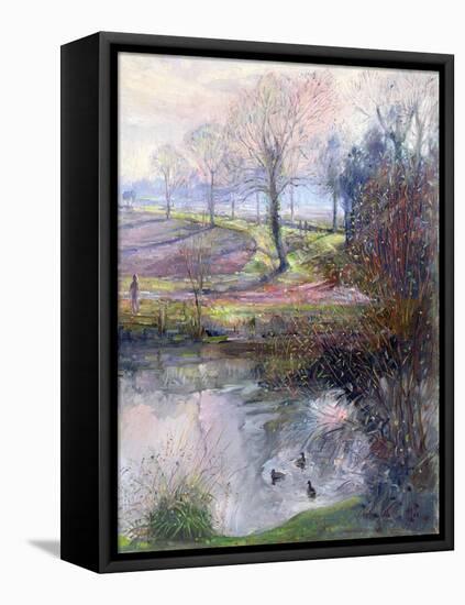 Slow Melt-Timothy Easton-Framed Stretched Canvas