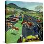 "Slow Mooving Traffic", April 11, 1953-Ben Kimberly Prins-Stretched Canvas