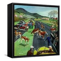 "Slow Mooving Traffic", April 11, 1953-Ben Kimberly Prins-Framed Stretched Canvas