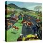"Slow Mooving Traffic", April 11, 1953-Ben Kimberly Prins-Stretched Canvas
