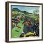 "Slow Mooving Traffic", April 11, 1953-Ben Kimberly Prins-Framed Giclee Print