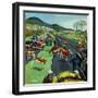 "Slow Mooving Traffic", April 11, 1953-Ben Kimberly Prins-Framed Premium Giclee Print