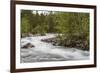 Slow Motion Blur Detail of a Raging River in Hellmebotyn, Tysfjord, Norway, Scandinavia, Europe-Michael Nolan-Framed Photographic Print