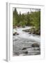 Slow Motion Blur Detail of a Raging River in Hellmebotyn, Tysfjord, Norway, Scandinavia, Europe-Michael Nolan-Framed Photographic Print