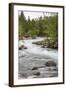 Slow Motion Blur Detail of a Raging River in Hellmebotyn, Tysfjord, Norway, Scandinavia, Europe-Michael Nolan-Framed Photographic Print