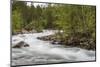 Slow Motion Blur Detail of a Raging River in Hellmebotyn, Tysfjord, Norway, Scandinavia, Europe-Michael Nolan-Mounted Photographic Print