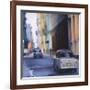 Slow Ride - Havana, Cuba-Keith Wicks-Framed Giclee Print