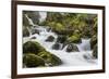 Slow Shutter Speed Silky Water of the Olden River as it Flows Along Briksdalen-Michael Nolan-Framed Photographic Print