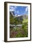 Slow Shutter Speed Silky Water of the Olden River as it Flows Along Briksdalen-Michael Nolan-Framed Photographic Print