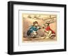 Slugs in a Sawpit, 1791, Hand-Colored Etching, Rosenwald Collection-Thomas Rowlandson-Framed Giclee Print