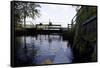 Sluice at Lennartsfors in the Dalsland Canal, in the Lelång Lake, Dalsland, Värmlands län, Sweden-Andrea Lang-Framed Stretched Canvas