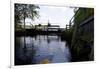 Sluice at Lennartsfors in the Dalsland Canal, in the Lelång Lake, Dalsland, Värmlands län, Sweden-Andrea Lang-Framed Photographic Print