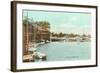 Sluice Dock, Guilford, Connecticut-null-Framed Art Print