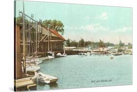 Sluice Dock, Guilford, Connecticut-null-Stretched Canvas