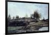 Sluice in Optevoz Valley, 1855-Charles Francois Daubigny-Framed Giclee Print